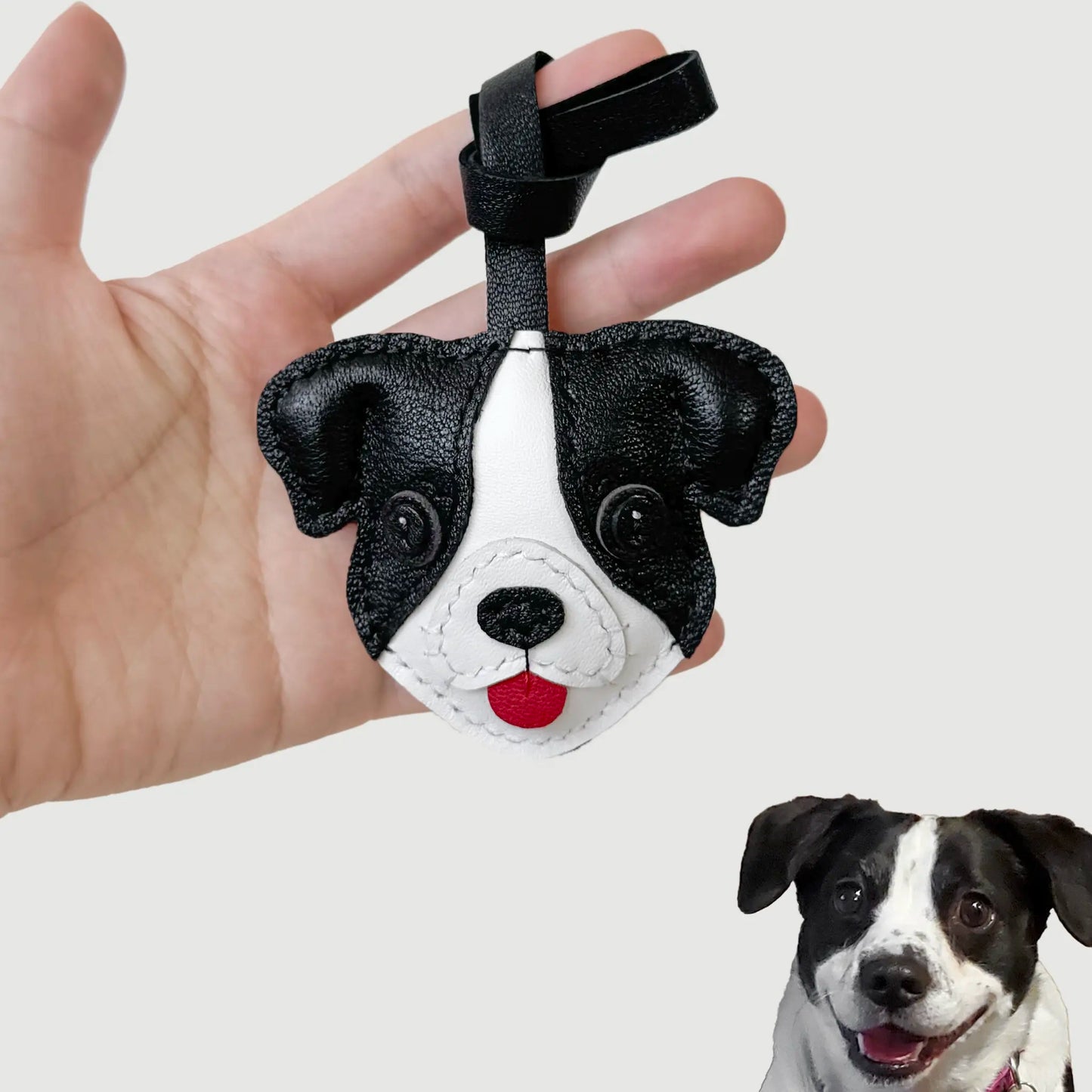 Custom Handmade Leather Pet Charm