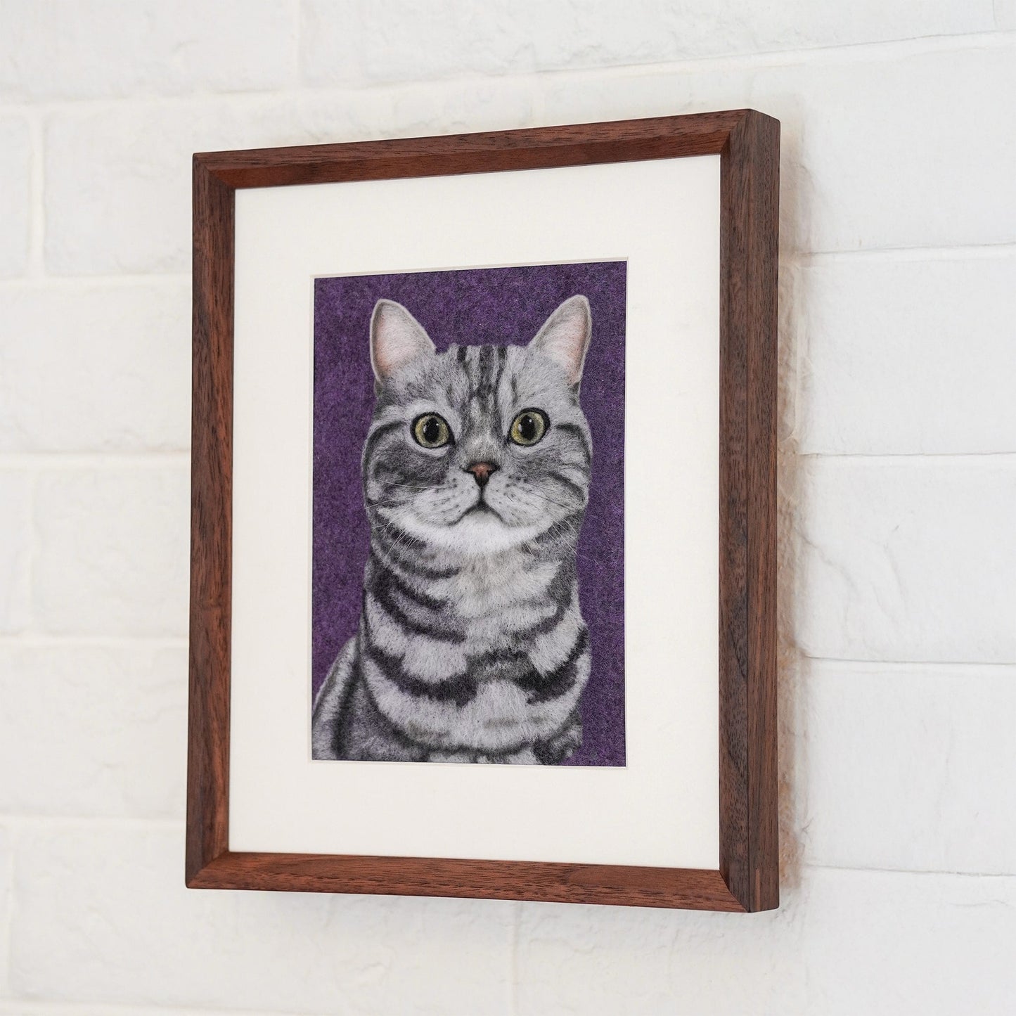 Custom Handmade Wool Felt Pet Portrait – Full or Upper Body - Waggy Waggy