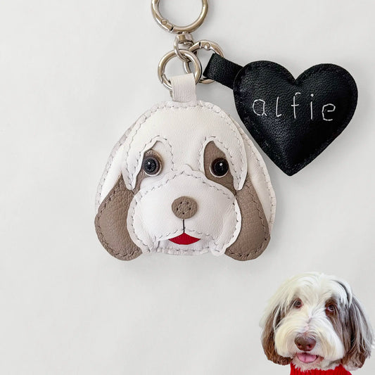 Custom Handmade Leather Pet Charm