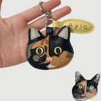 Custom Handmade Leather Pet Charm - Waggy Waggy