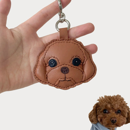 Custom Handmade Leather Pet Charm