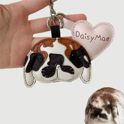 Custom Handmade Leather Pet Charm