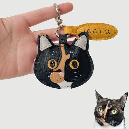 Custom Handmade Leather Pet Charm