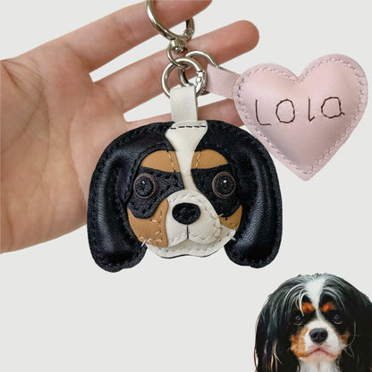 Custom Handmade Leather Pet Charm