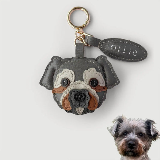 Custom Handmade Leather Pet Charm