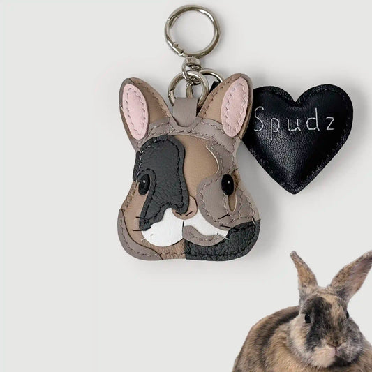 Custom Handmade Leather Pet Charm - Waggy Waggy