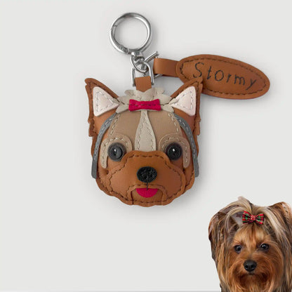 Custom Handmade Leather Pet Charm
