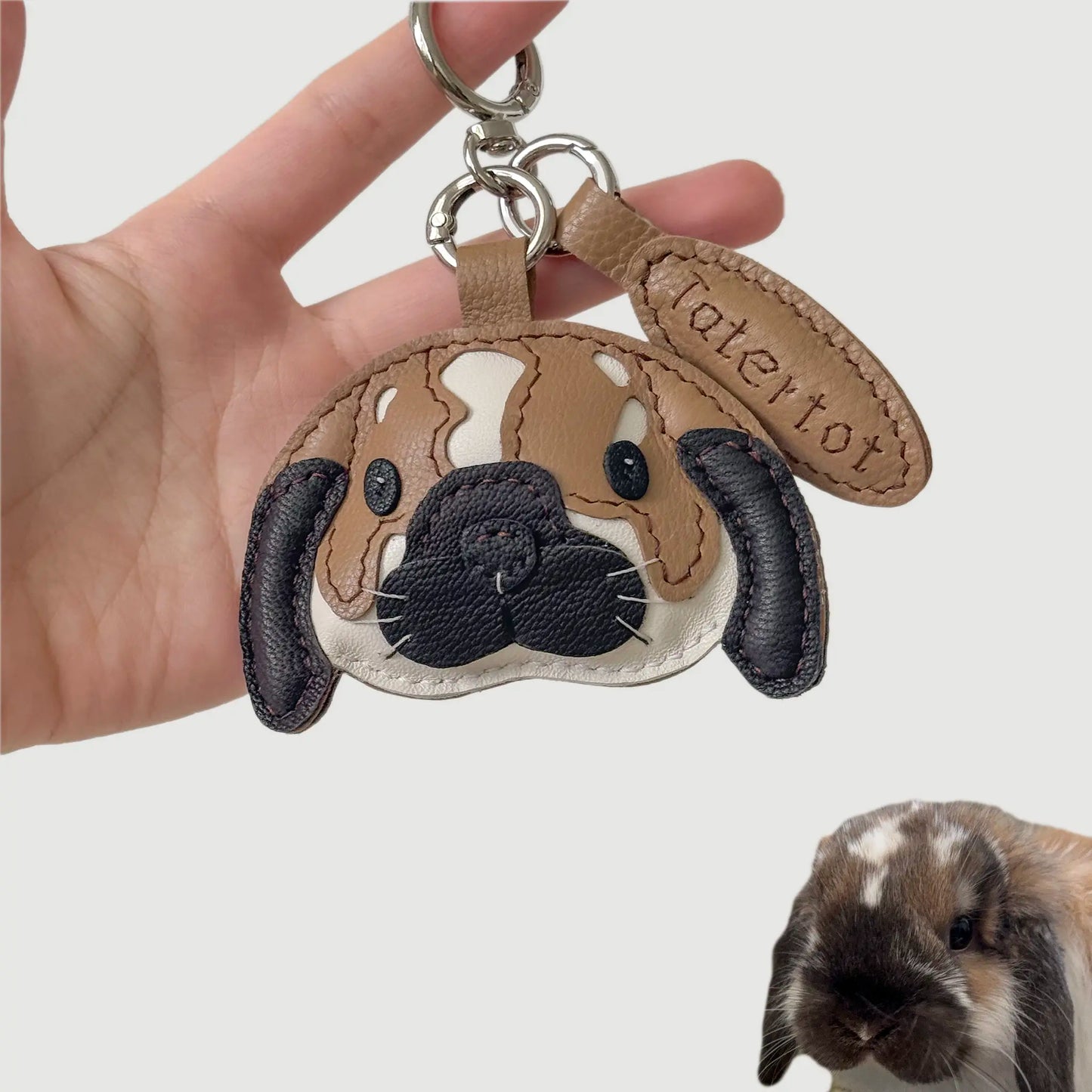 Custom Handmade Leather Pet Charm