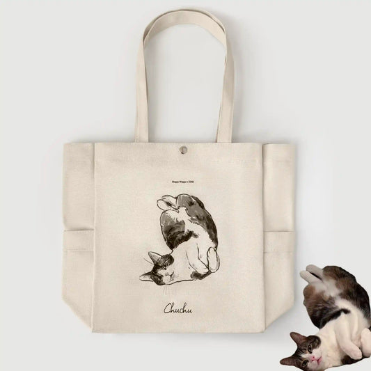 Custom Illustrated Pet Tote