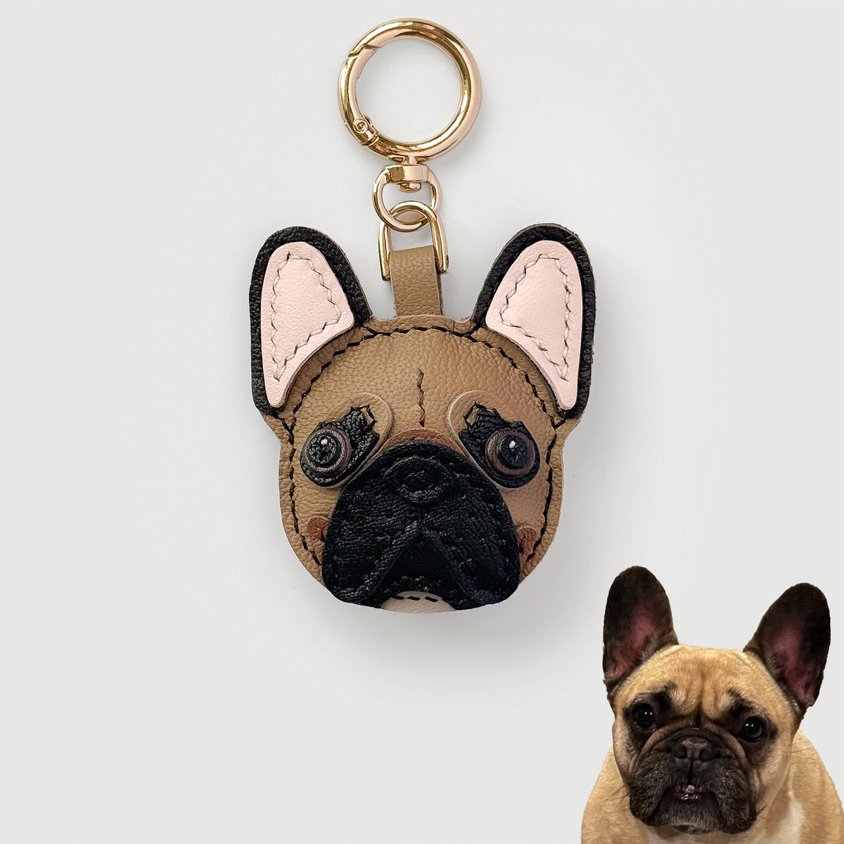 Pawsonalized Leather French Bulldog Charm