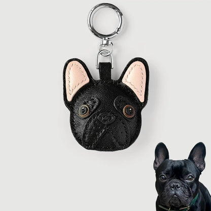 Custom Color Handmade Leather French Bulldog Charm