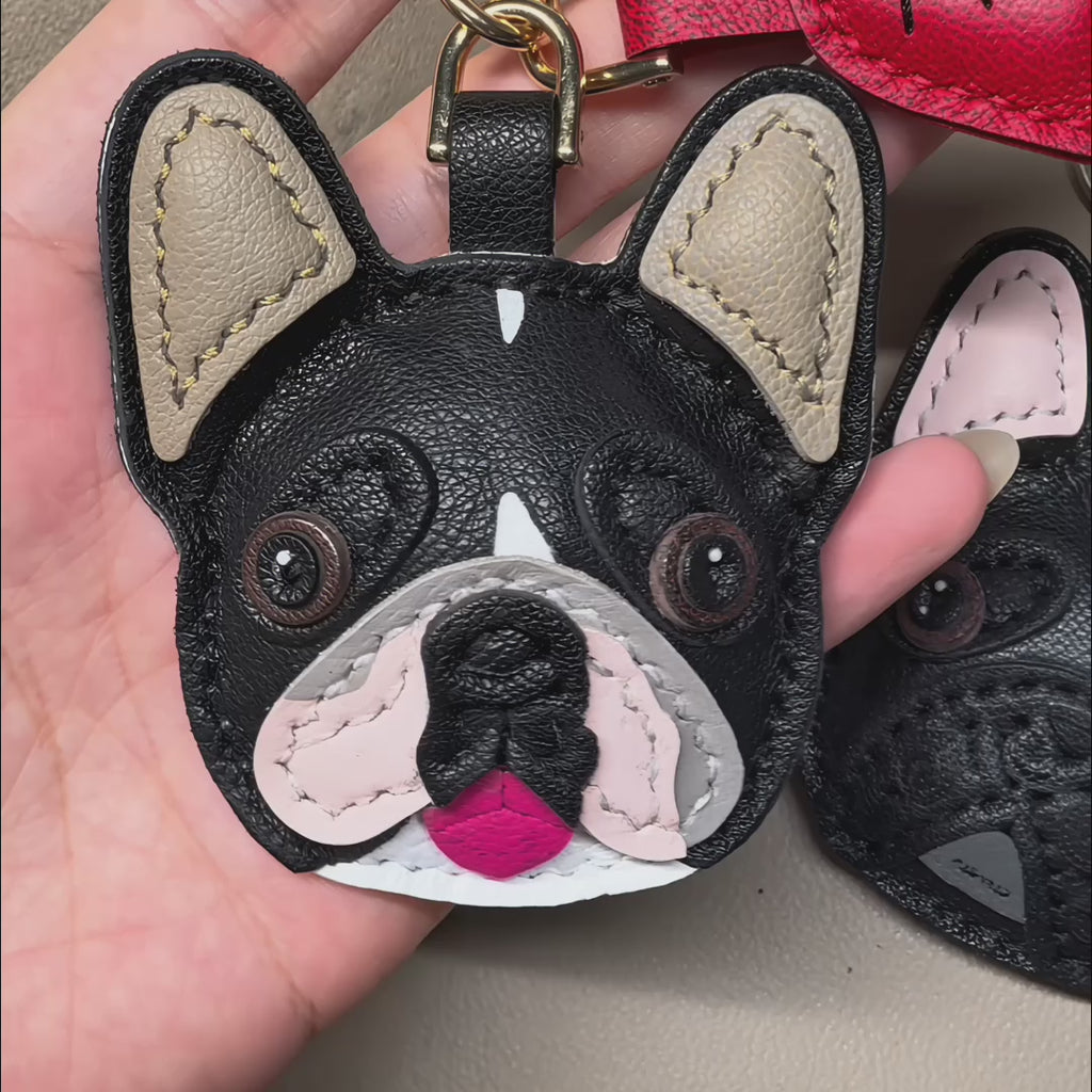 Pawsonalized Leather French Bulldog Charm